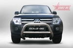 Передняя защита для Mitsubishi Pajero 4 (2011-2014)