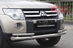 Передняя защита для Mitsubishi Pajero 4 (2006-2011)