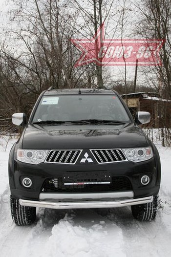 Передняя защита для Mitsubishi Pajero Sport (2008-2013) - ОбвесКарРу VIN: MIPS.48.0775. 