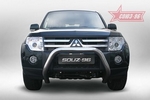 Передняя защита для Mitsubishi Pajero 4 (2006-2011)