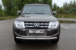 Передняя защита для Mitsubishi Pajero 4 (2011-2014)