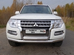 Передняя защита для Mitsubishi Pajero 4 (2014-н.в.)