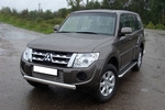 Передняя защита для Mitsubishi Pajero 4 (2011-2014)