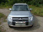 Передняя защита для Mitsubishi Pajero 4 (2006-2011)
