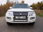 Передняя защита для Mitsubishi Pajero 4 (2014-н.в.)