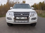 Передняя защита для Mitsubishi Pajero 4 (2014-н.в.)