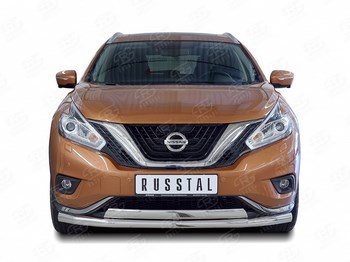 Передняя защита для Nissan Murano (2016-н.в.) - ОбвесКарРу VIN: NMUZ-002403. 