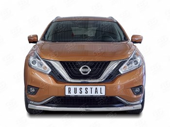 Передняя защита для Nissan Murano (2016-н.в.) - ОбвесКарРу VIN: NMUZ-002401. 