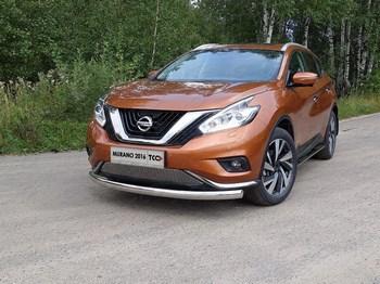 Передняя защита для Nissan Murano (2016-н.в.) - ОбвесКарРу VIN: NISMUR16-04. 