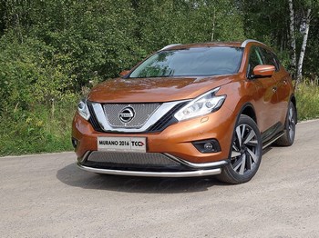 Передняя защита для Nissan Murano (2016-н.в.) - ОбвесКарРу VIN: NISMUR16-07. 