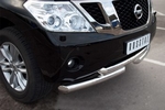 Передняя защита для NIssan Patrol (2014-2015)