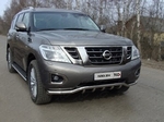 Передняя защита для NIssan Patrol (2014-2015)