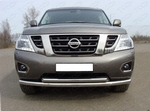 Передняя защита для NIssan Patrol (2014-2015)
