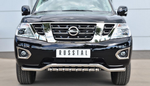 Передняя защита для NIssan Patrol (2014-2015)