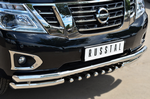 Передняя защита для NIssan Patrol (2014-2015)
