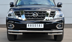 Передняя защита для NIssan Patrol (2014-2015)