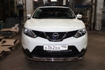 Передняя защита для NIssan Qashqai (2013-2015)