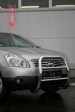 Передняя защита для NIssan Qashqai +2 (2008-2010)