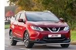 Передняя защита для NIssan Qashqai (2013-2015)