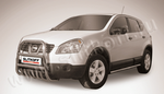 Передняя защита для NIssan Qashqai +2 (2008-2010)
