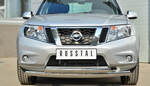 Передняя защита для NIssan Terrano (2014-2015)