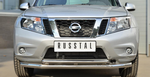 Передняя защита для NIssan Terrano (2014-2015)