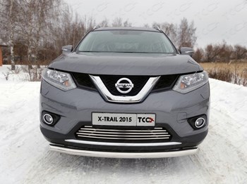 Передняя защита для NIssan X-Trail (2015-н.в.) - ОбвесКарРу VIN: NISXTR15-04. 