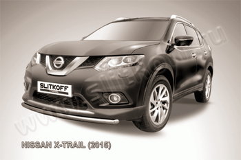 Передняя защита для NIssan X-Trail (2015-н.в.) - ОбвесКарРу VIN: NXT15-005. 