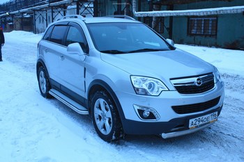 Передняя защита для Opel Antara (2011-2015) - ОбвесКарРу VIN: OPANT-12.03. 