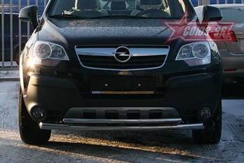 Передняя защита для Opel Antara (2006-2011) - ОбвесКарРу VIN: OPAN.48.0583. 