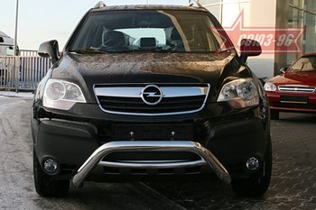 Передняя защита для Opel Antara (2006-2011) - ОбвесКарРу VIN: OPAN.56.0581. 