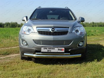 Передняя защита для Opel Antara (2011-2015) - ОбвесКарРу VIN: OPANT12-02. 