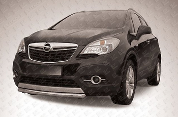 Передняя защита для Opel Mokka (2012-2015) - ОбвесКарРу VIN: OPMOK13-005. 