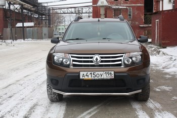 Передняя защита для Renault Duster (2010-2015) - ОбвесКарРу VIN: DUS-12.03. 