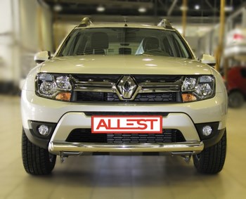 Передняя защита для Renault Duster (2015-) - ОбвесКарРу VIN: RENDUS-15.03. 