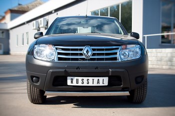 Передняя защита для Renault Duster 2WD (2010-2015) - ОбвесКарРу VIN: RD2Z-000437. 