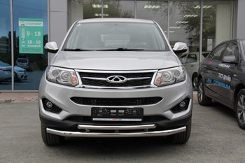 Передняя защита для Chery Tiggo 5 (2014-н.в.) - ОбвесКарРу VIN: TIG-14.02. 