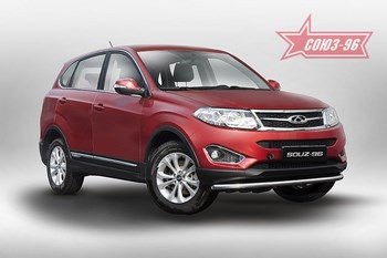 Передняя защита для Chery Tiggo (2014-н.в.) - ОбвесКарРу VIN: CTG5.48.5300. 