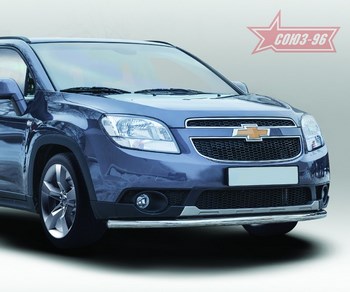 Передняя защита для Chevrolet Orlando (2010-2015) - ОбвесКарРу VIN: CHOR.48.1586. 