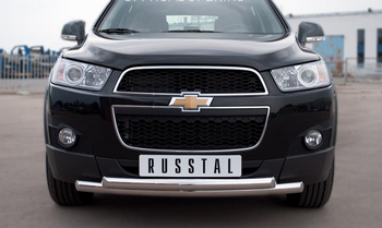 Передняя защита для Chevrolet Captiva (2011-2013) - ОбвесКарРу VIN: CHCZ-000822. 