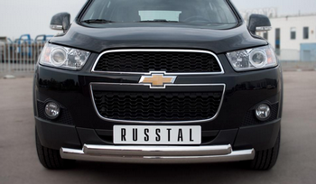 Передняя защита для Chevrolet Captiva (2011-2013) - ОбвесКарРу VIN: CHCZ-000825. 