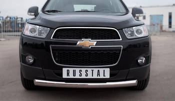 Передняя защита для Chevrolet Captiva (2011-2013) - ОбвесКарРу VIN: CHCZ-000823. 