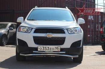 Передняя защита для Chevrolet Captiva (2011-2013) - ОбвесКарРу VIN: CCAP.48.1514. 