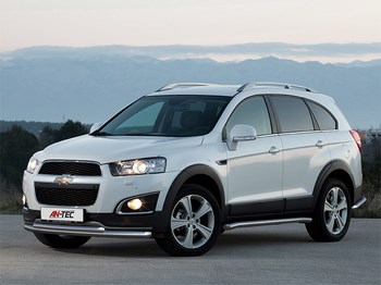 Передняя защита для Chevrolet Captiva (2011-2013) - ОбвесКарРу VIN: CCAP.48.0486. 