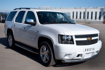 Передняя защита для Chevrolet Tahoe (2007-2014) - ОбвесКарРу VIN: CTHZ-000926. 