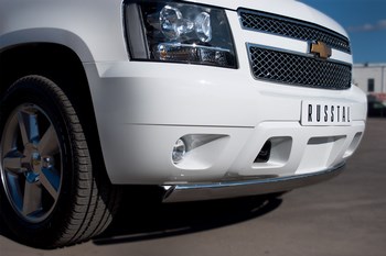 Передняя защита для Chevrolet Tahoe (2007-2014) - ОбвесКарРу VIN: CTHZ-000925. 