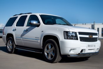 Передняя защита для Chevrolet Tahoe (2007-2014) - ОбвесКарРу VIN: CTHZ-000927. 