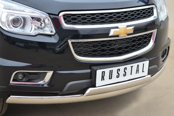 Передняя защита для Chevrolet TrailBlazer (2012-2015) - ОбвесКарРу VIN: CTRZ-001508. 