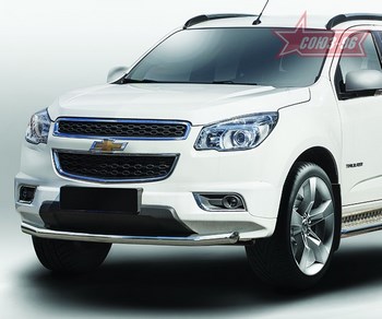 Передняя защита для Chevrolet TrailBlazer (2012-2015) - ОбвесКарРу VIN: CTRB.48.1784. 