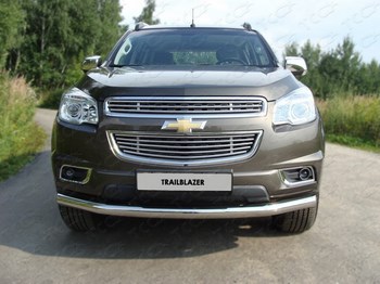 Передняя защита для Chevrolet TrailBlazer (2012-2015) - ОбвесКарРу VIN: CHEVTRBL13-03. 